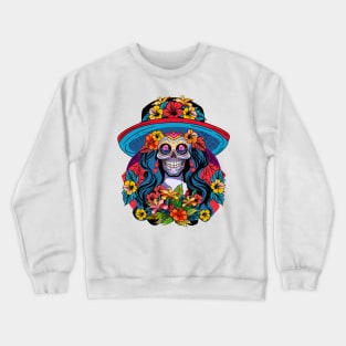 Catrina skull Crewneck Sweatshirt